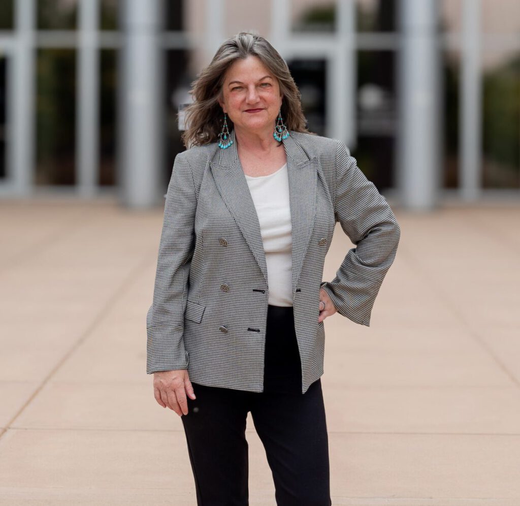 mary claire mulligan lawyer standing outside courtroom